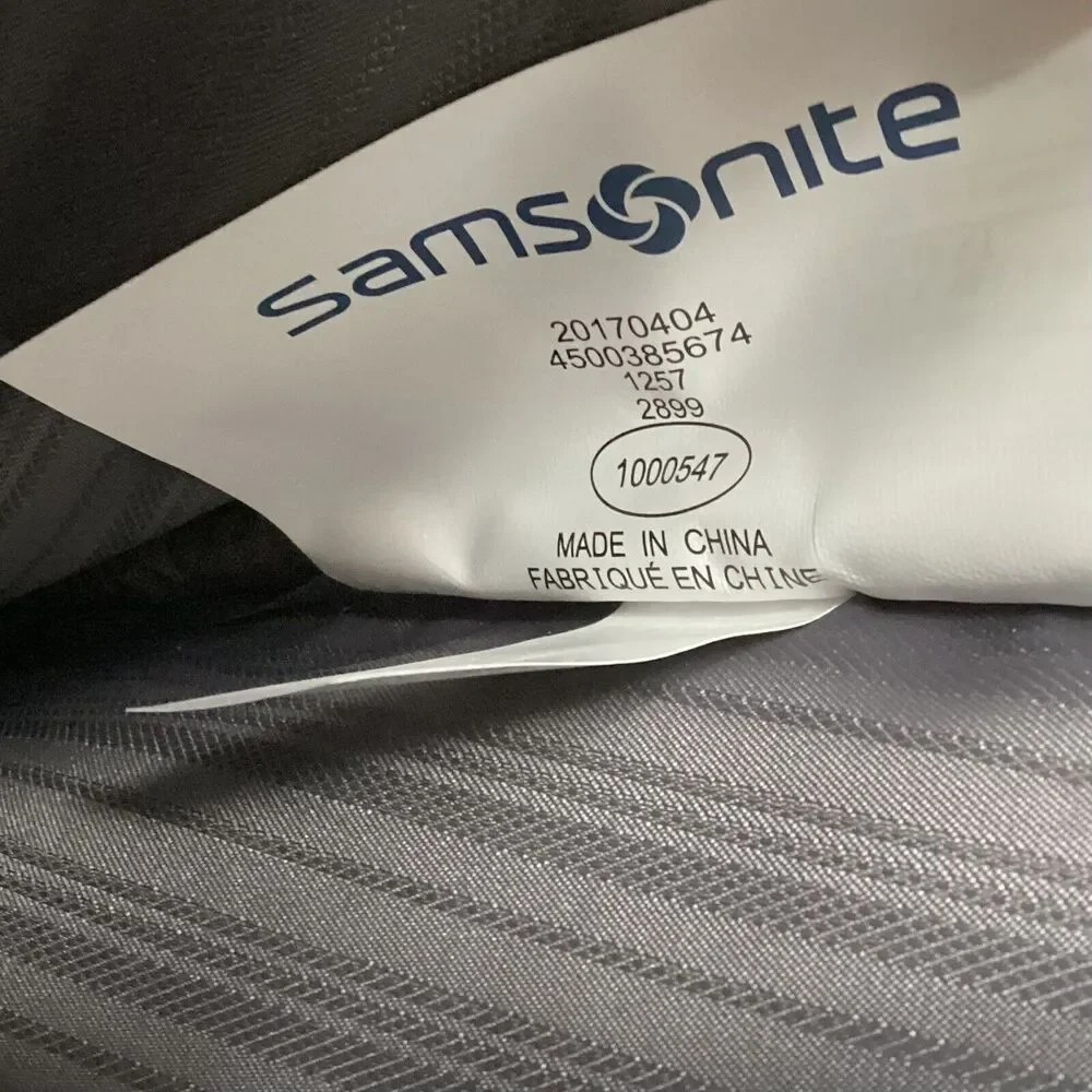Samsonite Briefcase Carry-On - Black - Shoulder Strap - 1000547 - 20170404